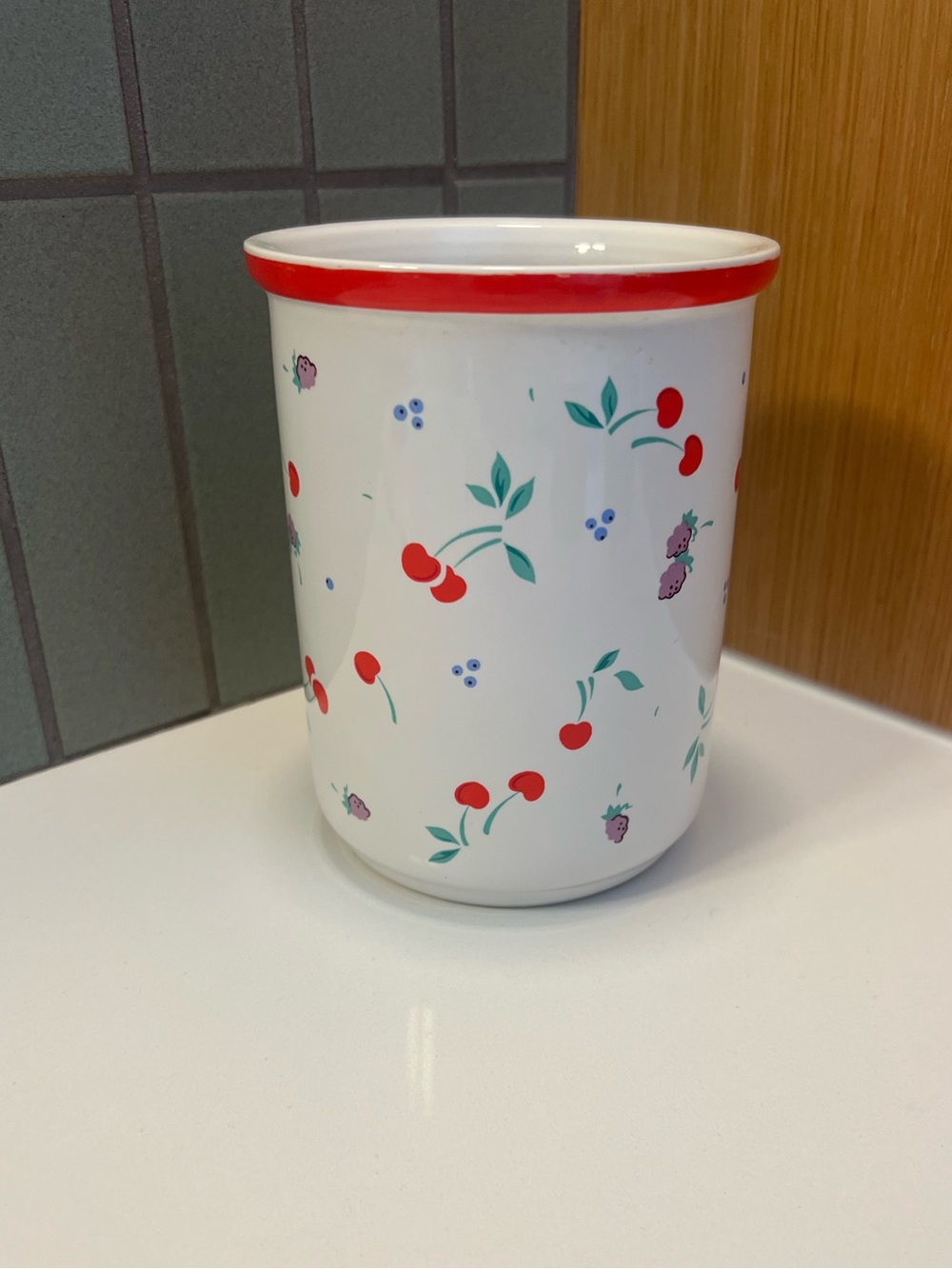 Vintage berries jubilee canister